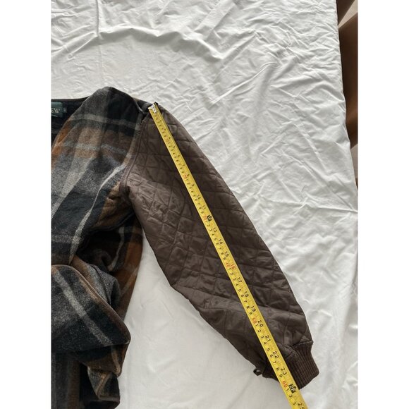 J Crew Wool Jacket Liner Men’s Lining Plaid XL - Picture 9 of 9